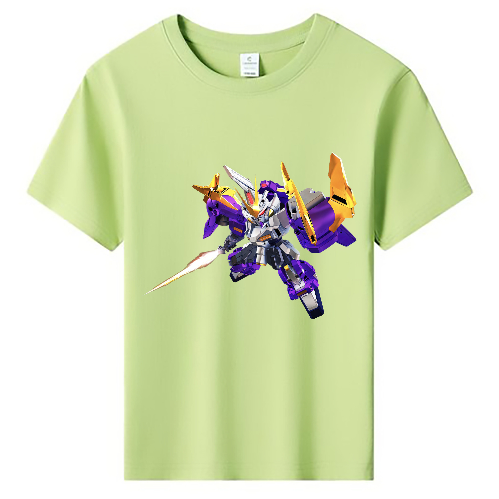 （画像用） 機動戦士ガンダム Mobile Suit Gundam 綿100％キッズTシャツ（フロントプリント）